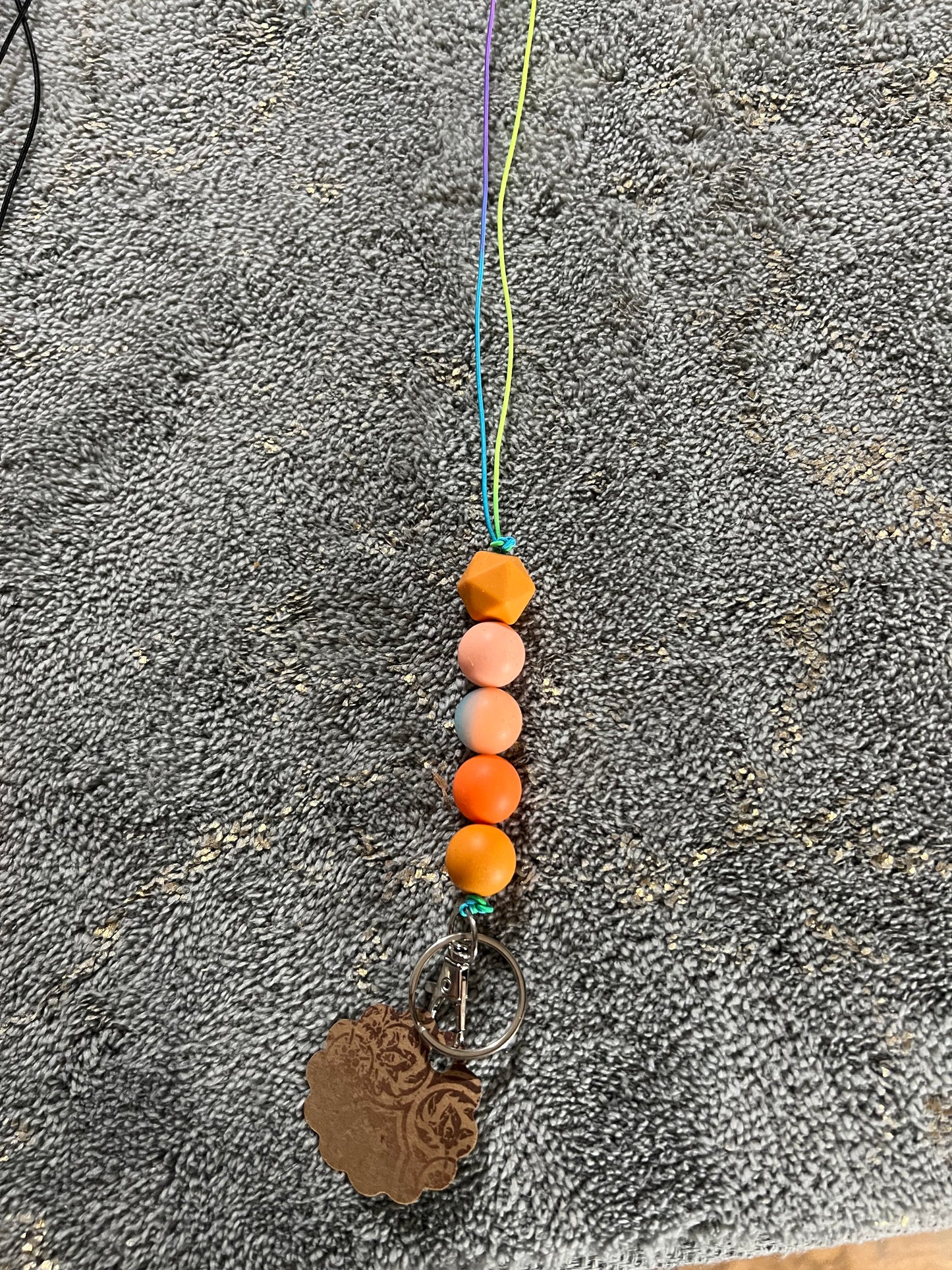 Orange Lanyard