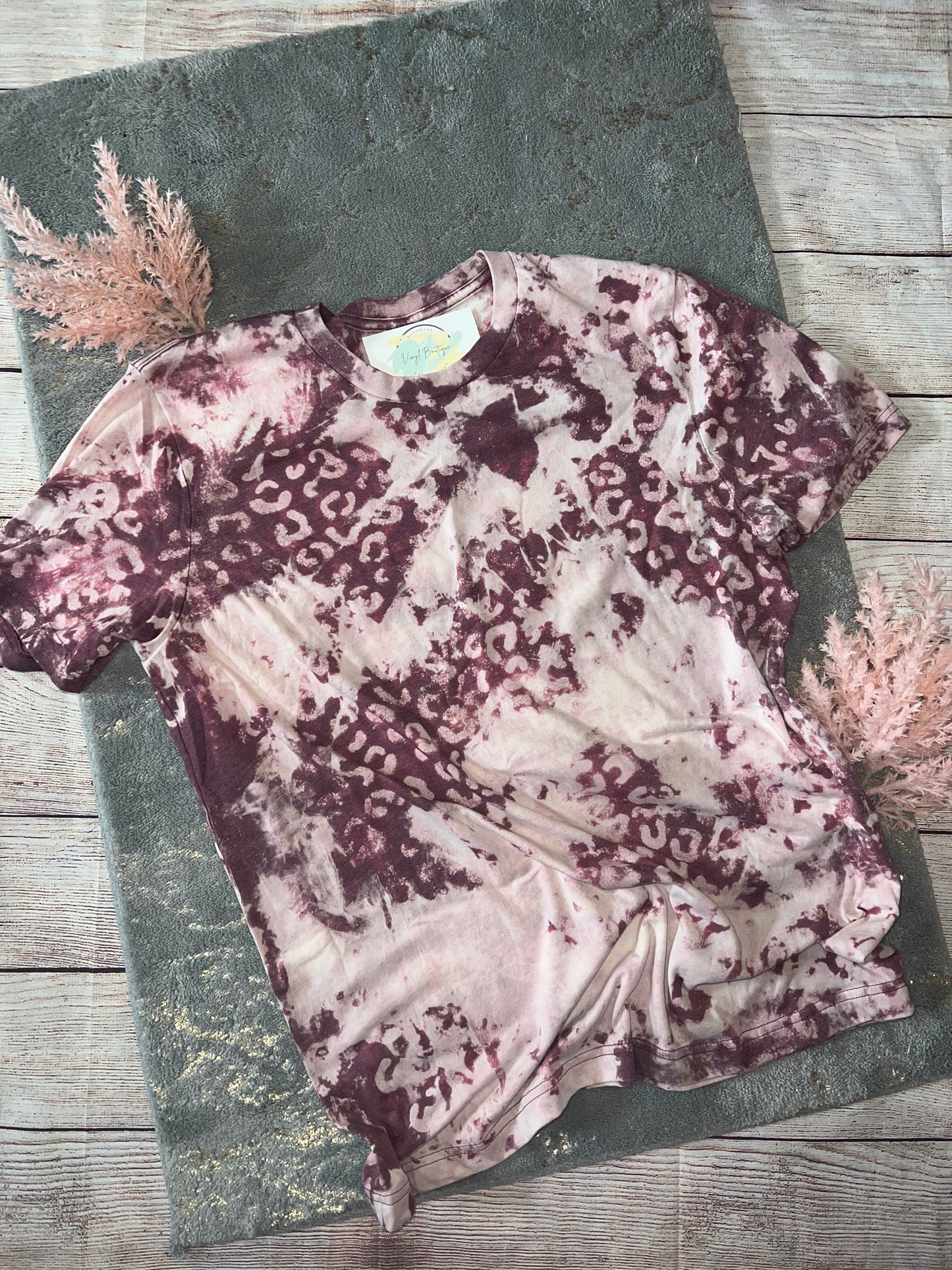Purple Cheetah Print Shirt